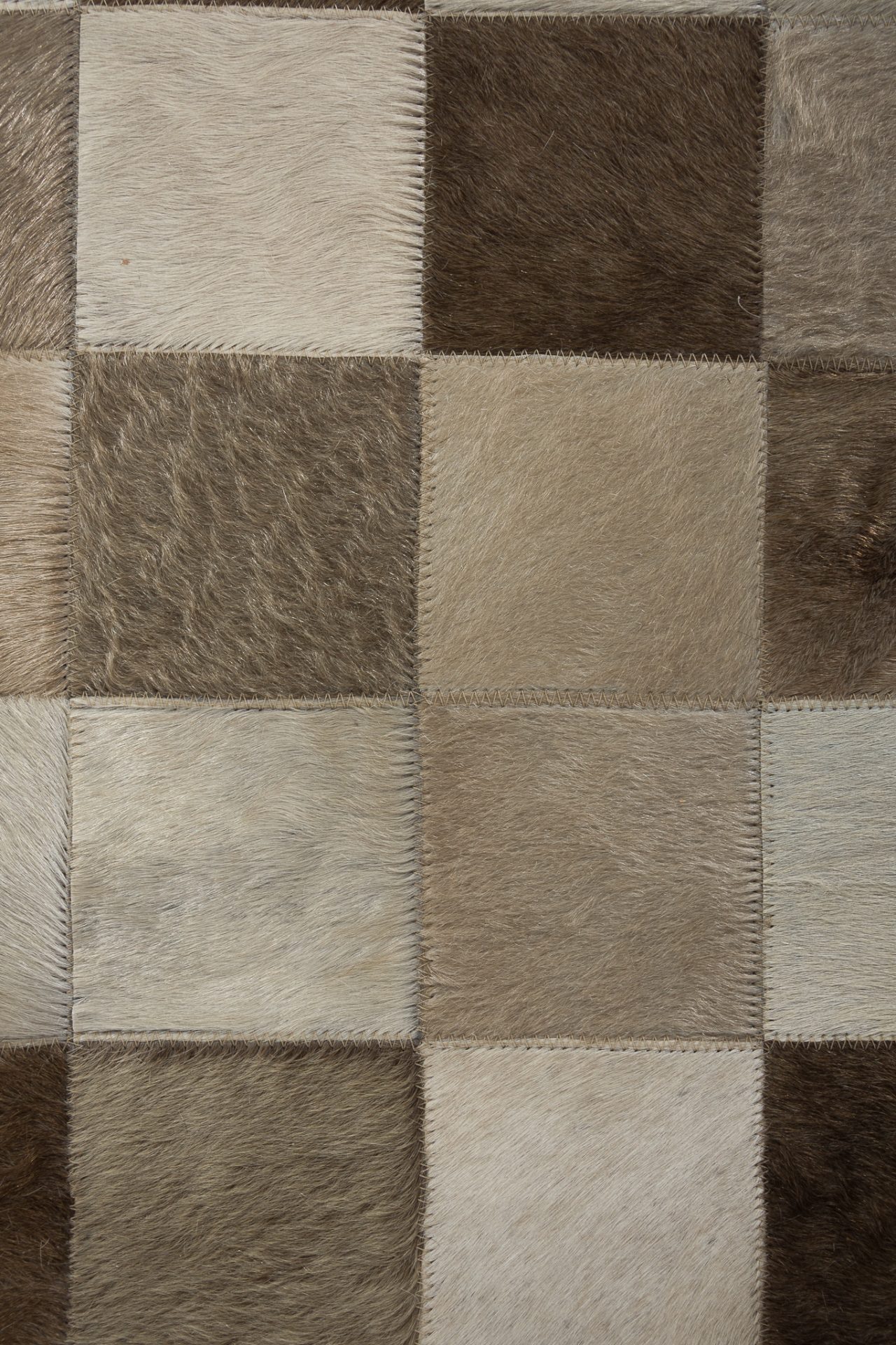 Patchwork Kuhfell natürlich Muster Nahaufnahme