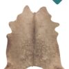 Echtes Kuhfell taupe 190x195 cm - Natürliches Rinderfell