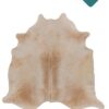 Echtes Kuhfell hellbraun 190x195 cm - Natürliches Rinderfell
