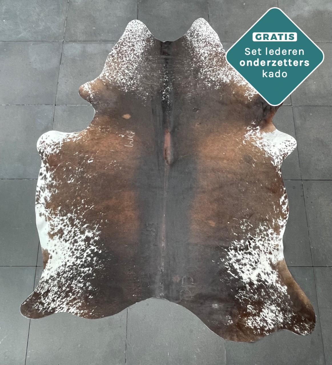 Echtes Kuhfell braun 250x185 cm XL Extra groß - Natürliches Rinderfell