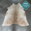 Echtes Kuhfell sandfarben 220x180 cm - Natürliches Rinderfell
