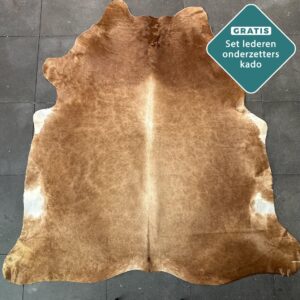 Kuhfell Teppich braun Detailansicht natürliche Zeichnung