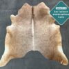 Echtes Kuhfell taupe 200x180 cm - Natürliches Rinderfell