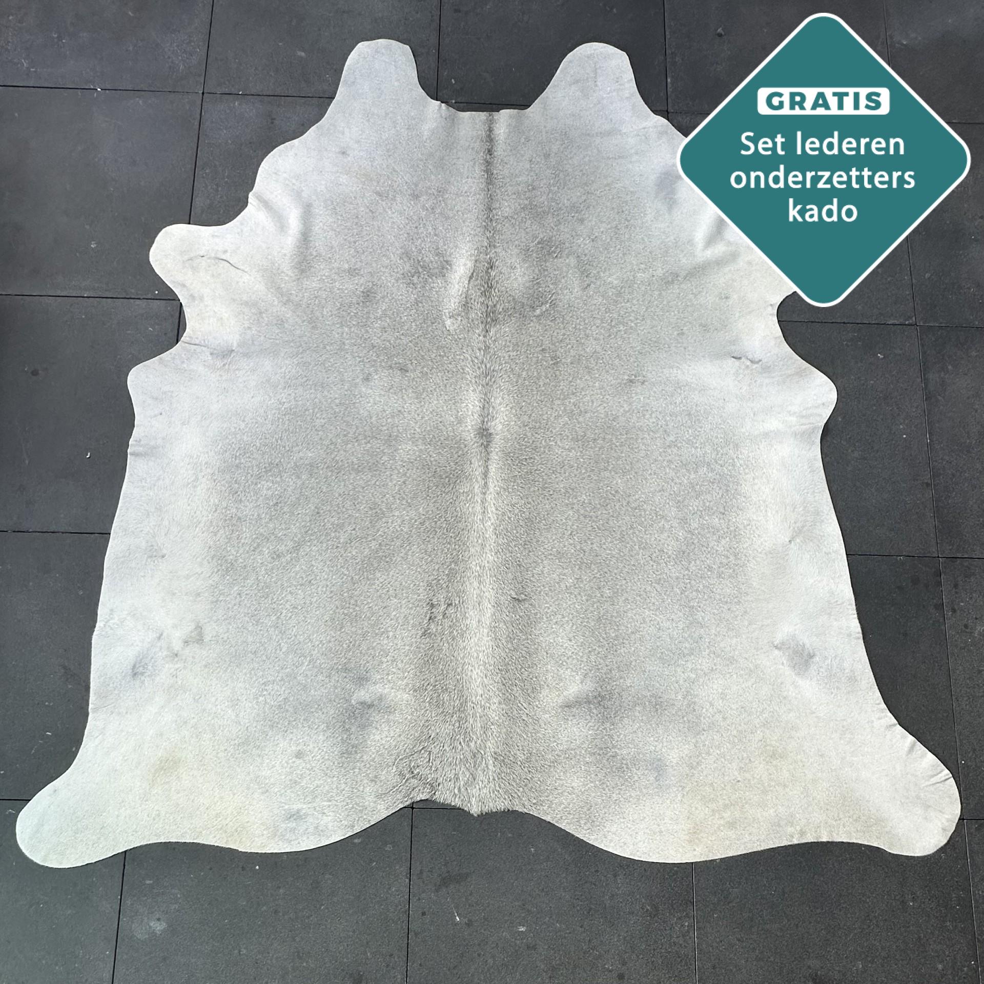 Kuhfell Teppich grau Detailansicht natürliche Zeichnung