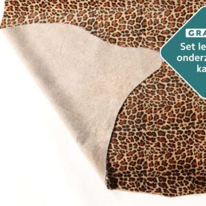 Kalbsfell Leopardenmuster Nahaufnahme Muster und Textur