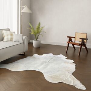 Echtes Kuhfell grau 240x240 cm XL Extra groß - Natürliches Rinderfell