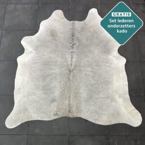 Kuhfell Teppich grau Detailansicht natürliche Zeichnung