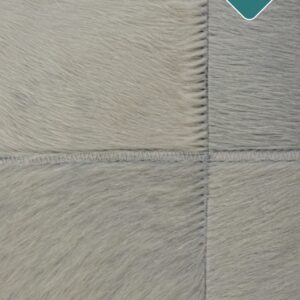 Patchwork Rinderfell Teppich natürlich hochwertig verarbeitet