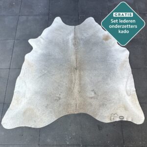 Kuhfell Teppich grau Detailansicht natürliche Zeichnung