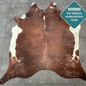 Kuhfell Teppich rotbraun Detailansicht natürliche Zeichnung