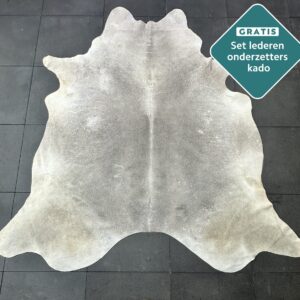 Kuhfell Teppich grau Detailansicht natürliche Zeichnung