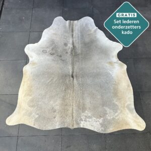 Kuhfell Teppich grau Detailansicht natürliche Zeichnung