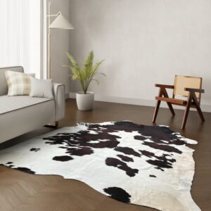 Echtes Kuhfell Tricolor 250x200 cm Riesig - Natürliches Rinderfell