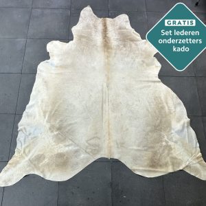 Kuhfell Teppich hellbraun Detailansicht natürliche Zeichnung