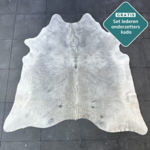 Kuhfell Teppich grau Detailansicht natürliche Zeichnung