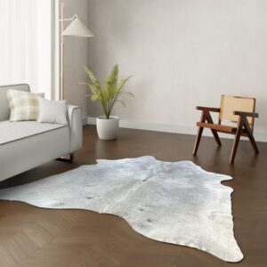 Echtes Kuhfell grau 230x220 cm - Natürliches Rinderfell