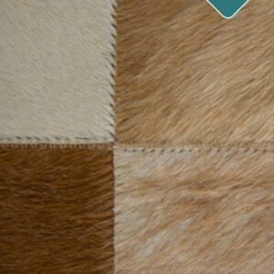 Patchwork Kuhfell natürlich Muster Nahaufnahme