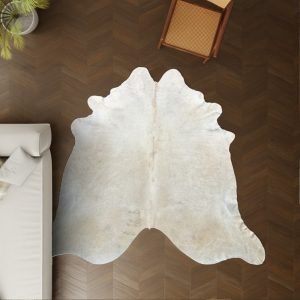 Kuhfell camel 260x240 cm Riesig als Wohnzimmer Teppich