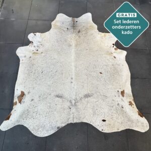 Kuhfell Teppich Salt and Pepper Detailansicht natürliche Zeichnung