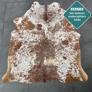 Kuhfell Teppich Salt and Pepper Detailansicht natürliche Zeichnung