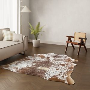 Echtes Kuhfell Salt and Pepper 200x170 cm Klein - Natürliches Rinderfell