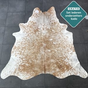 Kuhfell Teppich Salt and Pepper Detailansicht natürliche Zeichnung