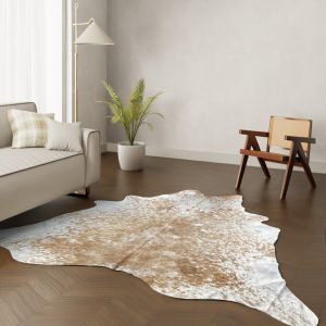 Echtes Kuhfell Salt and Pepper 250x230 cm Riesig - Natürliches Rinderfell