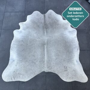 Kuhfell Teppich grau Detailansicht natürliche Zeichnung