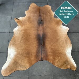 Kuhfell Teppich braun Detailansicht natürliche Zeichnung