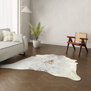 Echtes Kuhfell Salt and Pepper 210x200 cm - Natürliches Rinderfell