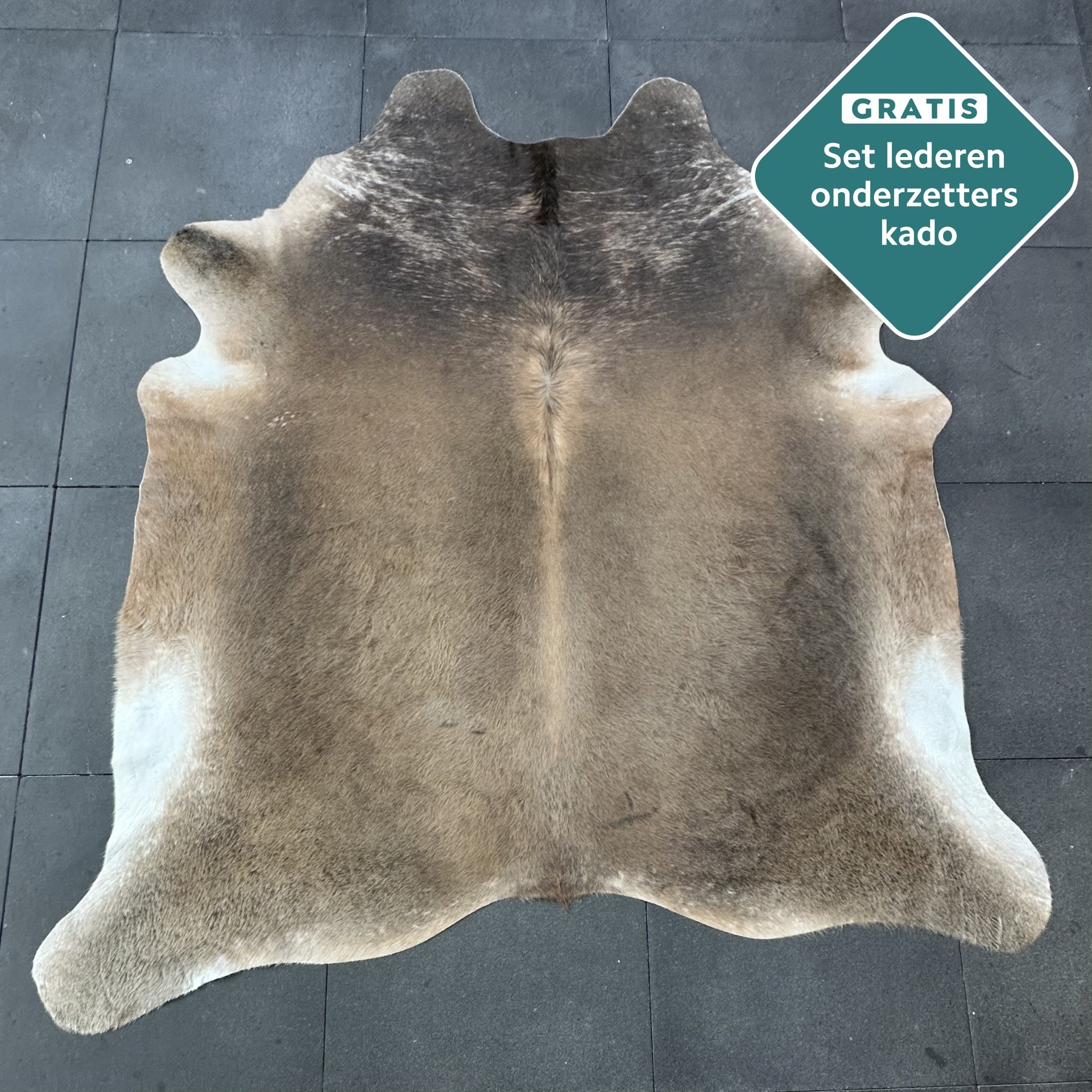 Kuhfell Teppich natürlich Detailansicht natürliche Zeichnung