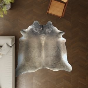 Kuhfell natürlich 220x190 cm Spezial als Wohnzimmer Teppich