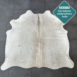 Kuhfell Teppich Champagner grau Detailansicht natürliche Zeichnung