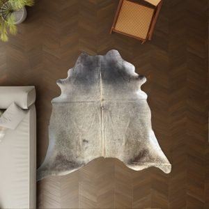 Kuhfell natürlich 220x200 cm Spezial als Wohnzimmer Teppich