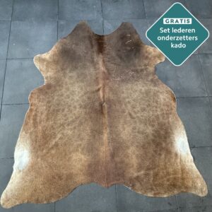 Kuhfell Teppich braun Detailansicht natürliche Zeichnung