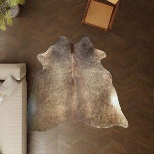 Kuhfell braun 230x210 cm Spezial als Wohnzimmer Teppich