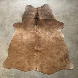 Kleines Kuhfell Teppich braun Detailansicht