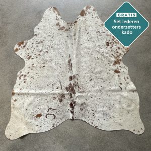 Kleines Kuhfell Teppich Salt and Pepper Detailansicht