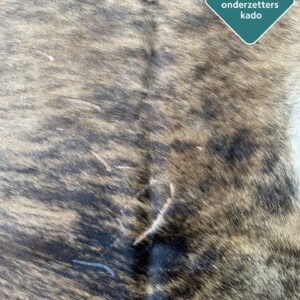 Kuhfell Teppich braun Detailansicht natürliche Zeichnung