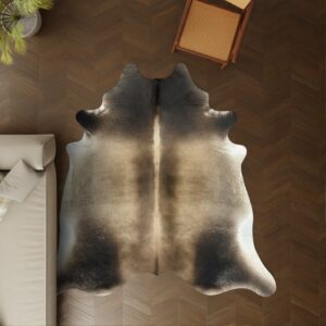 Kuhfell natürlich 240x190 cm XL Extra groß als Wohnzimmer Teppich