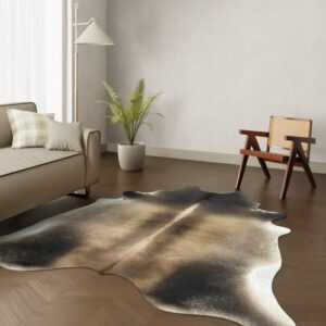 Echtes Kuhfell natürlich 240x190 cm XL Extra groß - Natürliches Rinderfell