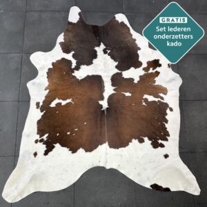 Kuhfell Teppich Tricolor Detailansicht natürliche Zeichnung