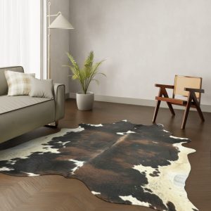 Echtes Kuhfell Tricolor 260x220 cm Riesig - Natürliches Rinderfell