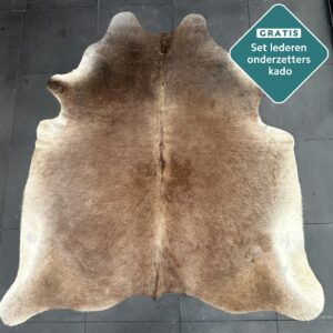 Kuhfell Teppich braun Detailansicht natürliche Zeichnung