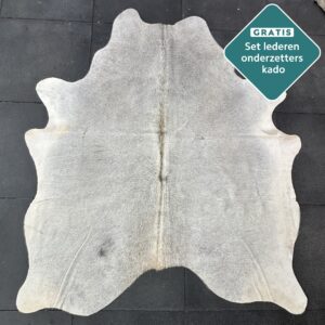 Kuhfell Teppich grau Detailansicht natürliche Zeichnung