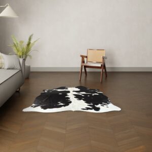 Kuhfell bunt gefleckt 150x130 cm als Wohnzimmer Teppich