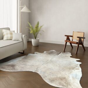 Echtes Kuhfell Champagner 250x220 cm Riesig - Natürliches Rinderfell