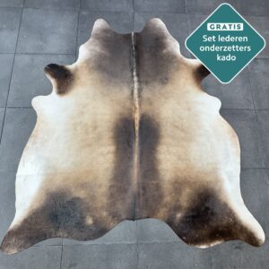 Kuhfell Teppich braun Detailansicht natürliche Zeichnung