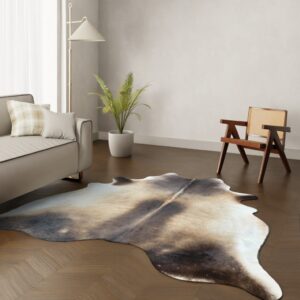 Echtes Kuhfell braun 240x220 cm XL Extra groß - Natürliches Rinderfell