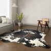 Echtes Kuhfell Tricolor 250x220 cm Riesig - Natürliches Rinderfell